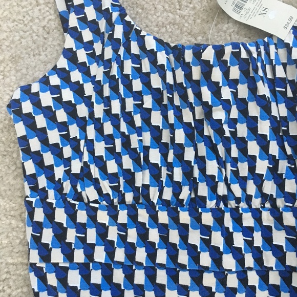 Ann Taylor cotton wide strap tank, XS, NWT - Picture 5 of 6